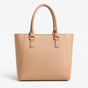Bolso Tote Nude con Cremallera